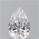 Natural Diamond 0.54 Carats, Pear with  Cut, G Color, VVS2 Clarity and Certified by GIA