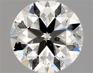 Picture of Natural Diamond 1.01 Carats, Round with Very Good Cut, H Color, SI2 Clarity and Certified by GIA