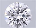Lab Grown Diamond 7.01 Carats, Round with Ideal Cut, E Color, VS1 Clarity and Certified by IGI