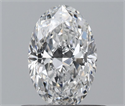 Natural Diamond 0.50 Carats, Oval with  Cut, E Color, VS2 Clarity and Certified by GIA