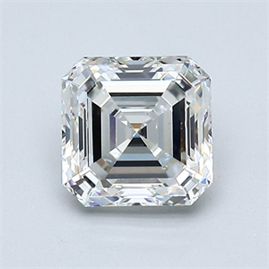 Picture of Natural Diamond 1.03 Carats, Asscher with  Cut, H Color, VS1 Clarity and Certified by GIA