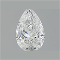 Diamante Natural 0.51 quilates, De pera , Color G, claridad VVS2 y certificado GIA