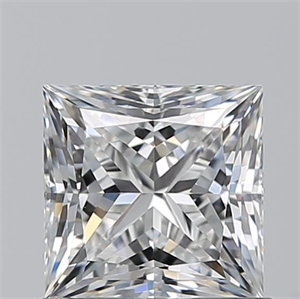 Foto Diamante Natural 0.92 quilates, Princesa , Color F, claridad VS1 y certificado GIA de