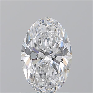 Picture of Natural Diamond 1.01 Carats, Oval with  Cut, D Color, VVS1 Clarity and Certified by GIA