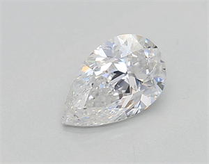 Picture of Natural Diamond 0.50 Carats, Pear with  Cut, E Color, I1 Clarity and Certified by GIA