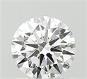 Lab Grown Diamond 1.00 Carats, Round with Excellent Cut, D Color, VVS2 Clarity and Certified by IGI