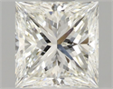 Natural Diamond 1.00 Carats, Princess with  Cut, G Color, VVS1 Clarity and Certified by IGI