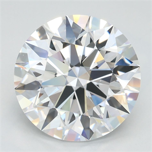 Picture of Lab Grown Diamond 3.15 Carats, Round with Ideal Cut, D Color, VVS1 Clarity and Certified by IGI