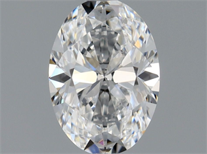 Foto Diamante Natural 0.40 quilates, Ovalado , Color E, claridad VS1 y certificado GIA de
