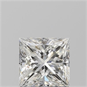 Natural Diamond 1.01 Carats, Princess with  Cut, H Color, VS2 Clarity and Certified by GIA