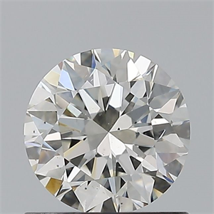 Picture of Natural Diamond 0.80 Carats, Round with Excellent Cut, I Color, SI1 Clarity and Certified by GIA