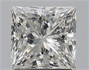Natural Diamond 1.30 Carats, Princess with  Cut, H Color, SI1 Clarity and Certified by GIA
