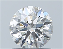 Diamante Natural 0.81 quilates, Redondo , Color G, claridad VVS2 y certificado GIA