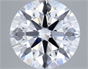 Lab Grown Diamond 3.01 Carats, Round with Ideal Cut, D Color, VVS1 Clarity and Certified by IGI