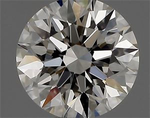 Picture of Natural Diamond 0.40 Carats, Round with Excellent Cut, I Color, VS1 Clarity and Certified by GIA