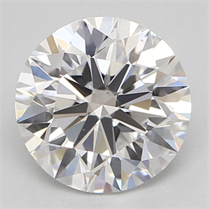 Picture of Natural Diamond 0.73 Carats, Round with Excellent Cut, E Color, VS2 Clarity and Certified by GIA