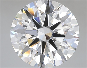 Picture of Lab Grown Diamond 5.07 Carats, Round with Ideal Cut, F Color, VVS2 Clarity and Certified by IGI