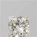 Natural Diamond 0.90 Carats, Princess with  Cut, K Color, VVS1 Clarity and Certified by GIA