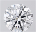 Lab Grown Diamond 5.01 Carats, Round with Ideal Cut, F Color, VVS1 Clarity and Certified by IGI
