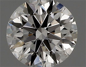 Picture of Natural Diamond 0.40 Carats, Round with Excellent Cut, I Color, VS1 Clarity and Certified by GIA