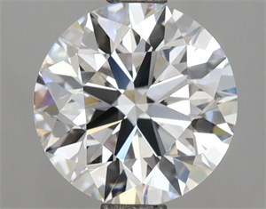 Picture of Lab Grown Diamond 2.02 Carats, Round with Excellent Cut, D Color, VVS2 Clarity and Certified by IGI