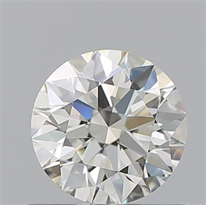 Picture of Natural Diamond 0.70 Carats, Round with Excellent Cut, K Color, VVS1 Clarity and Certified by GIA