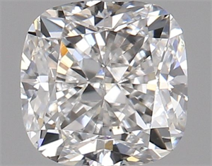 Foto Diamante Natural 0.72 quilates, Del cojín , Color F, claridad VS2 y certificado GIA de