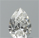 Diamante Natural 0.40 quilates, De pera , Color G, claridad VVS2 y certificado GIA