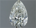 Natural Diamond 1.03 Carats, Pear with  Cut, H Color, IF Clarity and Certified by IGI