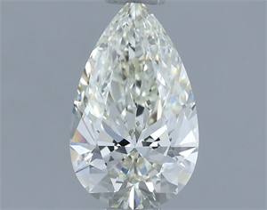 Foto Diamante Natural 0.90 quilates, De pera , Color J, claridad VVS1 y certificado IGI de