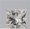 Natural Diamond 0.32 Carats, Princess with  Cut, I Color, VS2 Clarity and Certified by GIA