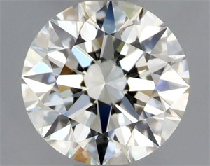Picture of Natural Diamond 0.53 Carats, Round with Excellent Cut, H Color, VS2 Clarity and Certified by GIA