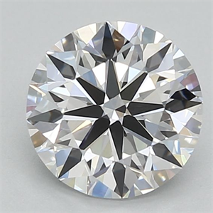 Picture of Lab Grown Diamond 1.02 Carats, Round with Ideal Cut, D Color, VS1 Clarity and Certified by IGI