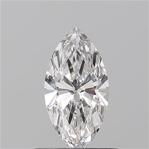 Picture of Natural Diamond 0.51 Carats, Marquise with  Cut, F Color, IF Clarity and Certified by GIA