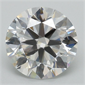Del inventario de diamantes de laboratorio, 2.40 quilates, Redondo , Color F, claridad VS1 y certificado IGI