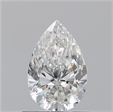 Natural Diamond 0.70 Carats, Pear with  Cut, G Color, VS1 Clarity and Certified by GIA