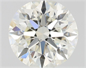 Diamante Natural 0.60 quilates, Redondo , Color J, claridad VVS2 y certificado GIA