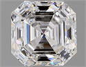 Natural Diamond 1.03 Carats, Asscher with  Cut, D Color, SI1 Clarity and Certified by GIA