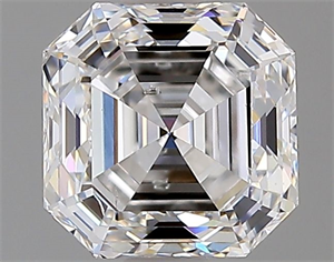 Foto Diamante Natural 1.03 quilates, Asscher , Color D, claridad SI1 y certificado GIA de