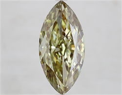 Picture of Lab Grown Diamond 5.01 Carats, Marquise with  Cut, Fancy Vivid Green Color, VS2 Clarity and Certified by IGI
