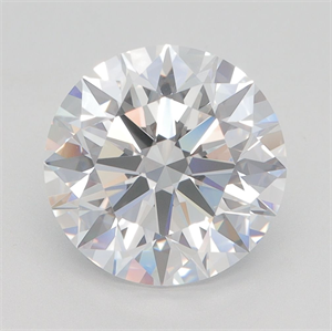 Picture of Lab Grown Diamond 3.49 Carats, Round with Ideal Cut, E Color, IF Clarity and Certified by IGI