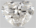 Natural Diamond 0.50 Carats, Heart with  Cut, H Color, VVS2 Clarity and Certified by GIA