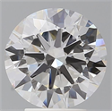 Lab Grown Diamond 3.51 Carats, Round with Excellent Cut, E Color, VS2 Clarity and Certified by IGI