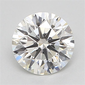 Picture of Natural Diamond 0.43 Carats, Round with Excellent Cut, I Color, VS1 Clarity and Certified by GIA