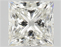 Diamante Natural 0.60 quilates, Princesa , Color I, claridad IF y certificado GIA