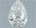 Natural Diamond 1.01 Carats, Pear with  Cut, H Color, VVS2 Clarity and Certified by IGI