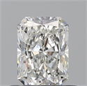 Natural Diamond 0.61 Carats, Radiant with  Cut, H Color, VS2 Clarity and Certified by GIA