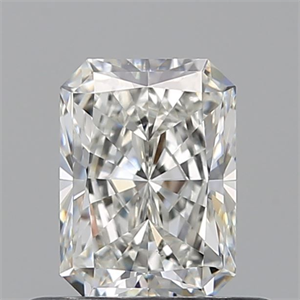 Picture of Natural Diamond 0.61 Carats, Radiant with  Cut, H Color, VS2 Clarity and Certified by GIA