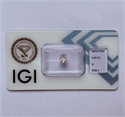 Natural Diamond 0.90 Carats, Cushion with  Cut, G Color, VVS1 Clarity and Certified by IGI