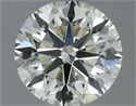 Natural Diamond 0.80 Carats, Round with Very Good Cut, K Color, VS1 Clarity and Certified by IGI